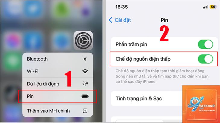 bật chế độ tiết kiệm pin iPhone - Hình 4