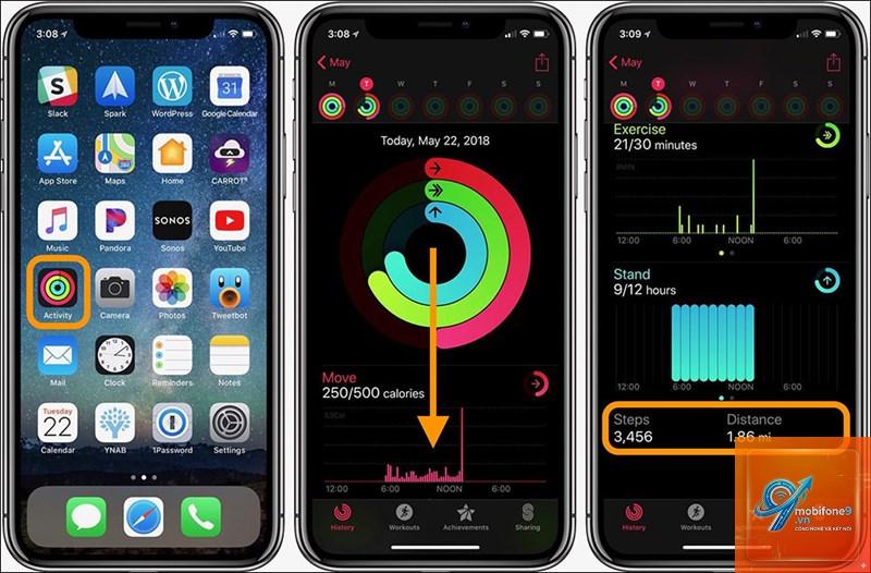 bật đếm bước chân trên iPhone - Hình 2