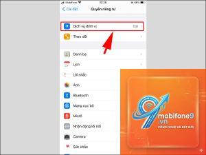 bật định vị trên iPhone