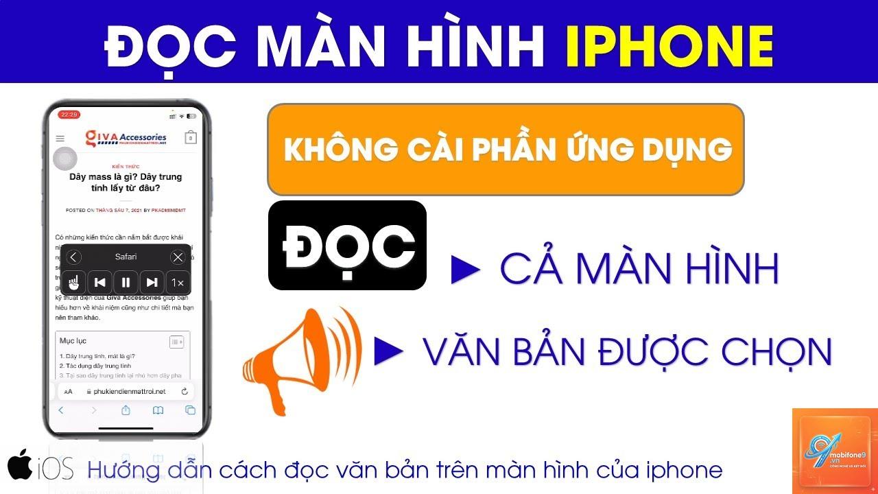 bật đọc văn bản trên iPhone - Hình 5