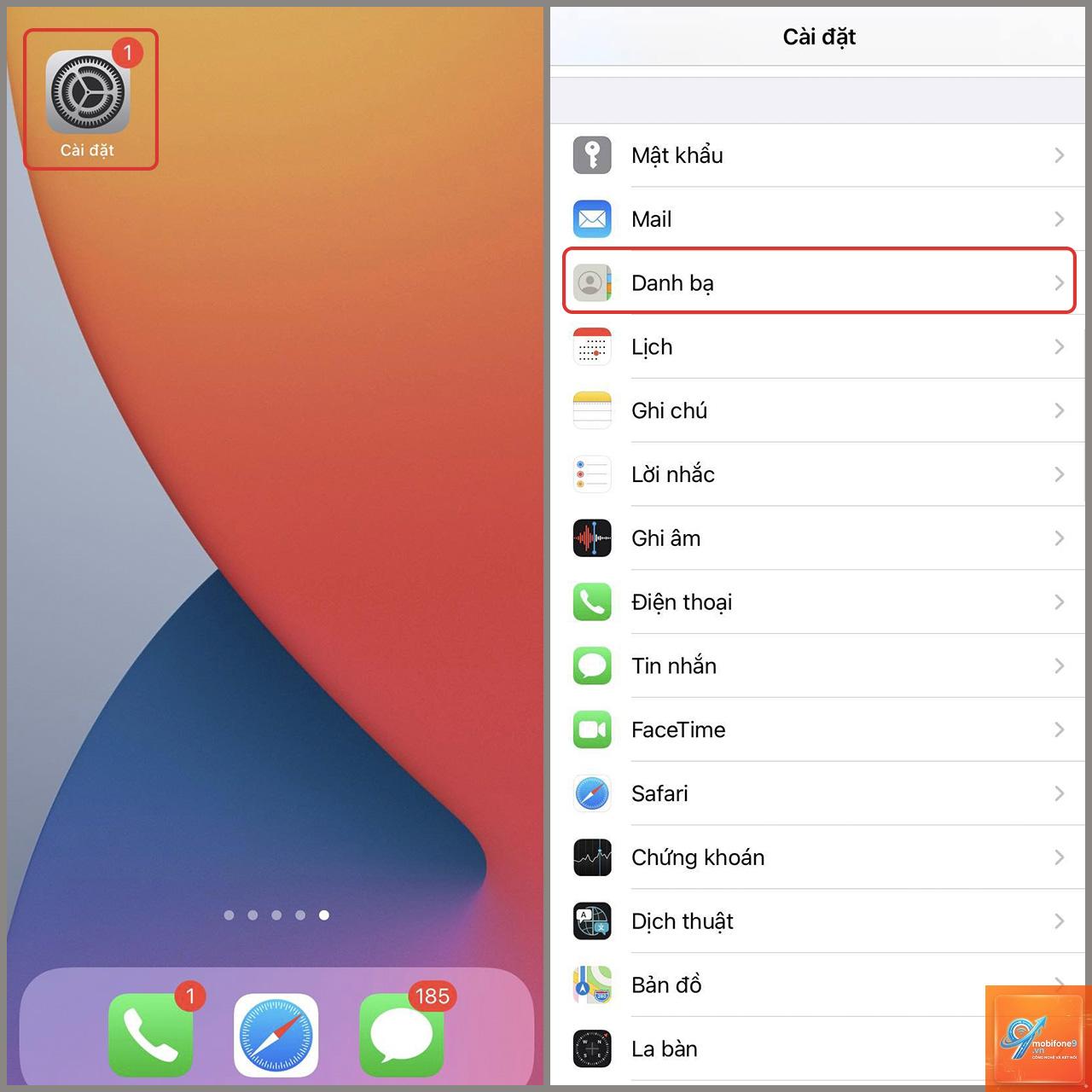 bật đồng bộ danh bạ iPhone - Hình 4