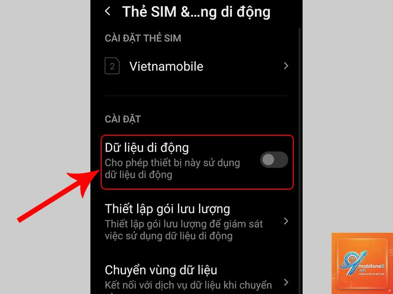 bật dữ liệu di động trên iPhone - Hình 4