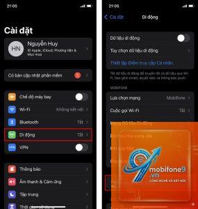 bật eSIM trên iPhone 13
