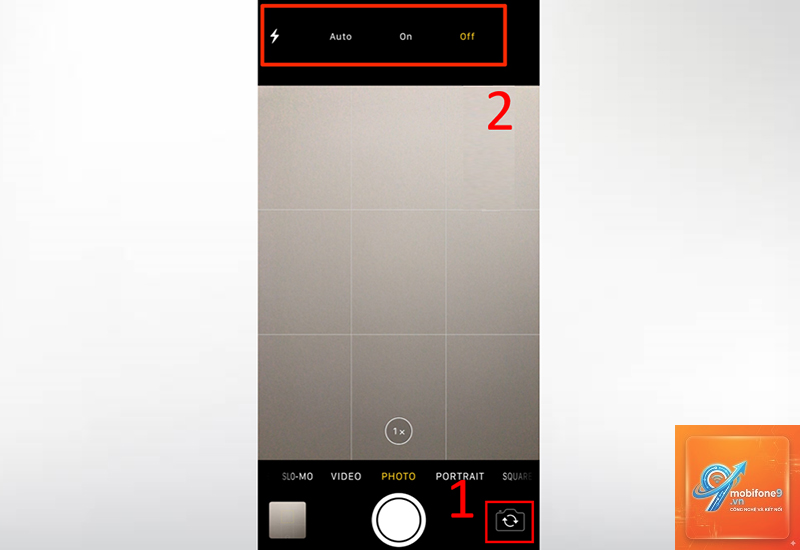 bật flash camera trước iPhone - Hình 1