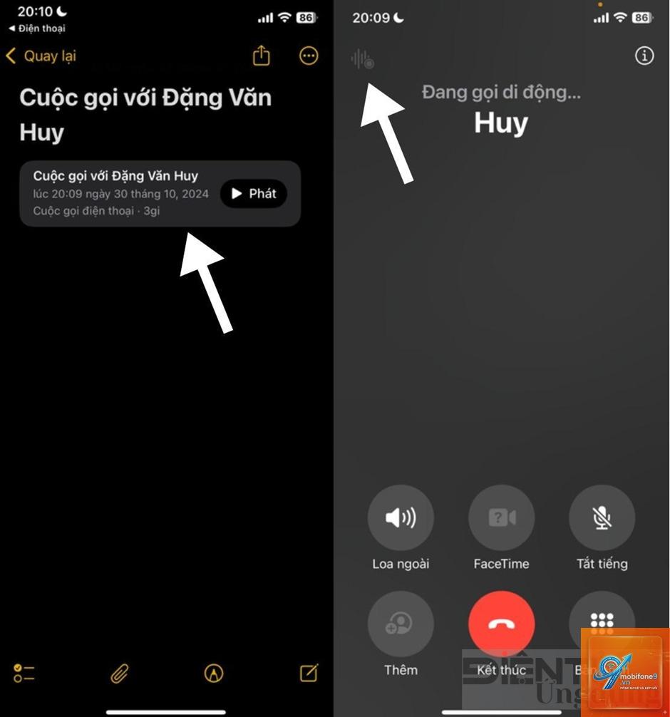 bật ghi âm cuộc gọi trên iPhone - Hình 4