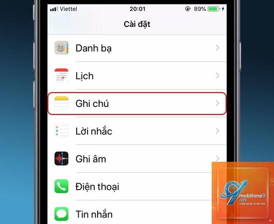 bật ghi chú nhanh trên iPhone - Hình 4