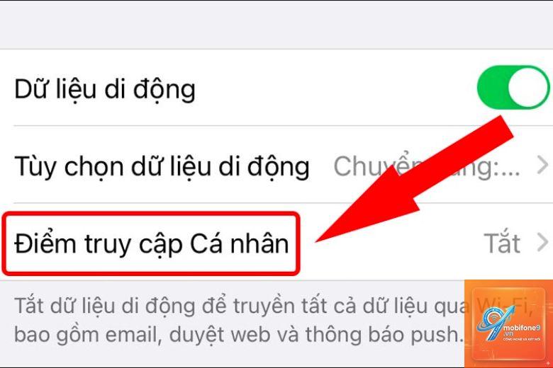 bật giới hạn dữ liệu di động trên iPhone - Hình 5
