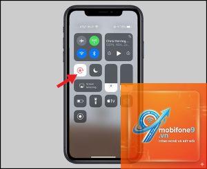 bật khóa xoay màn hình iPhone