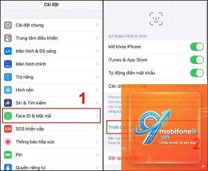 bật nhận diện khuôn mặt trên iPhone