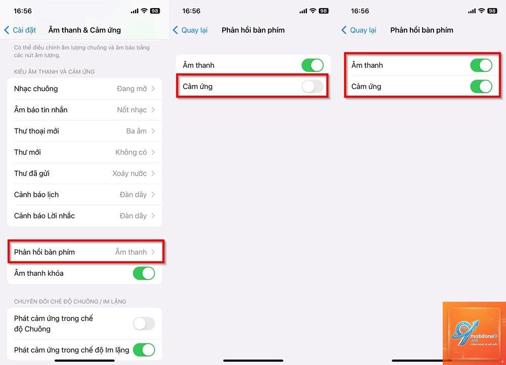 bật phản hồi xúc giác trên iPhone - Hình 3