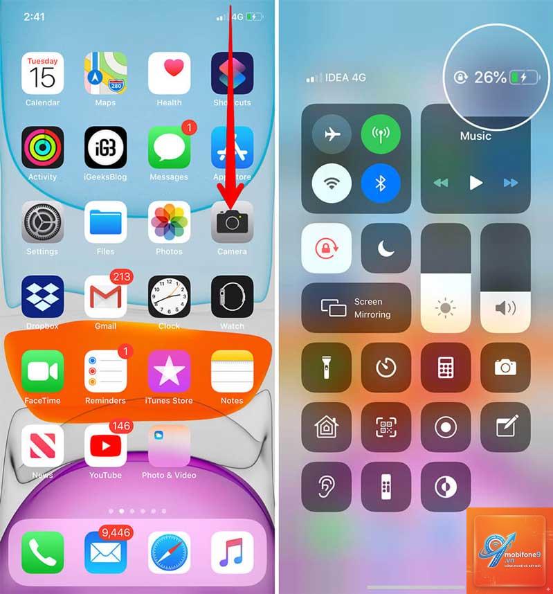 bật phần trăm pin iPhone 13 - Hình 4