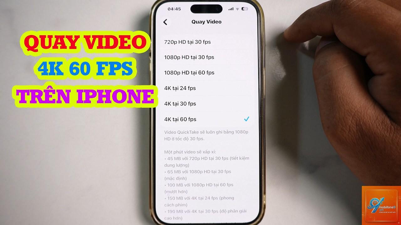 bật quay video 60fps trên iPhone - Hình 4