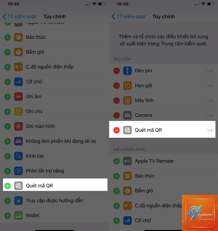 bật quét mã QR trên iPhone - Hình 1