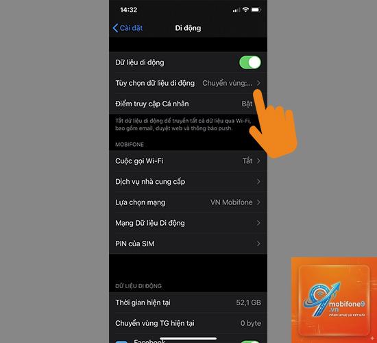 bật tiết kiệm dữ liệu trên iPhone - Hình 3