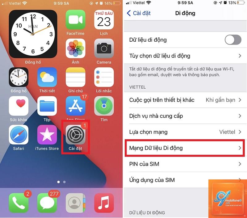 bật tiết kiệm dữ liệu trên iPhone - Hình 1