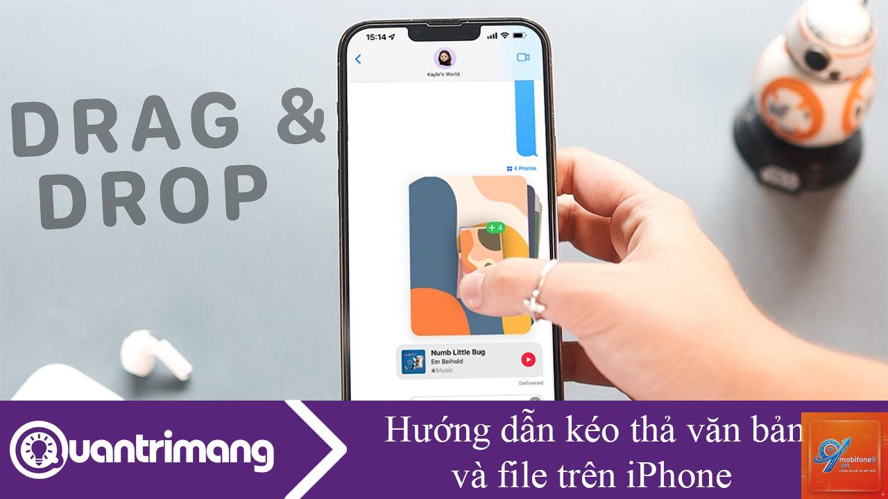 bật tính năng kéo thả trên iPhone - Hình 2