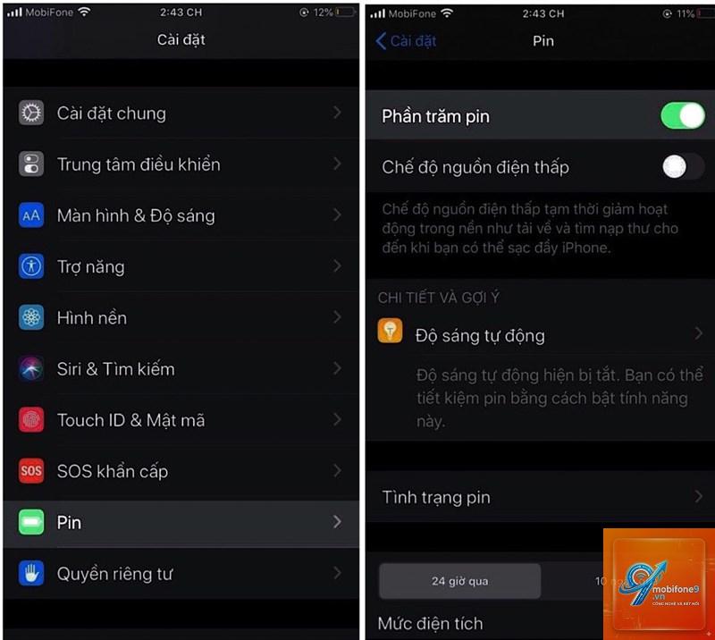 bật tình trạng pin trên iPhone - Hình 4
