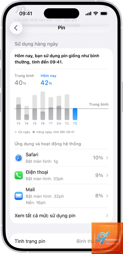 bật tình trạng pin trên iPhone - Hình 5