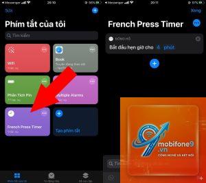 bật tự động hóa trên iPhone