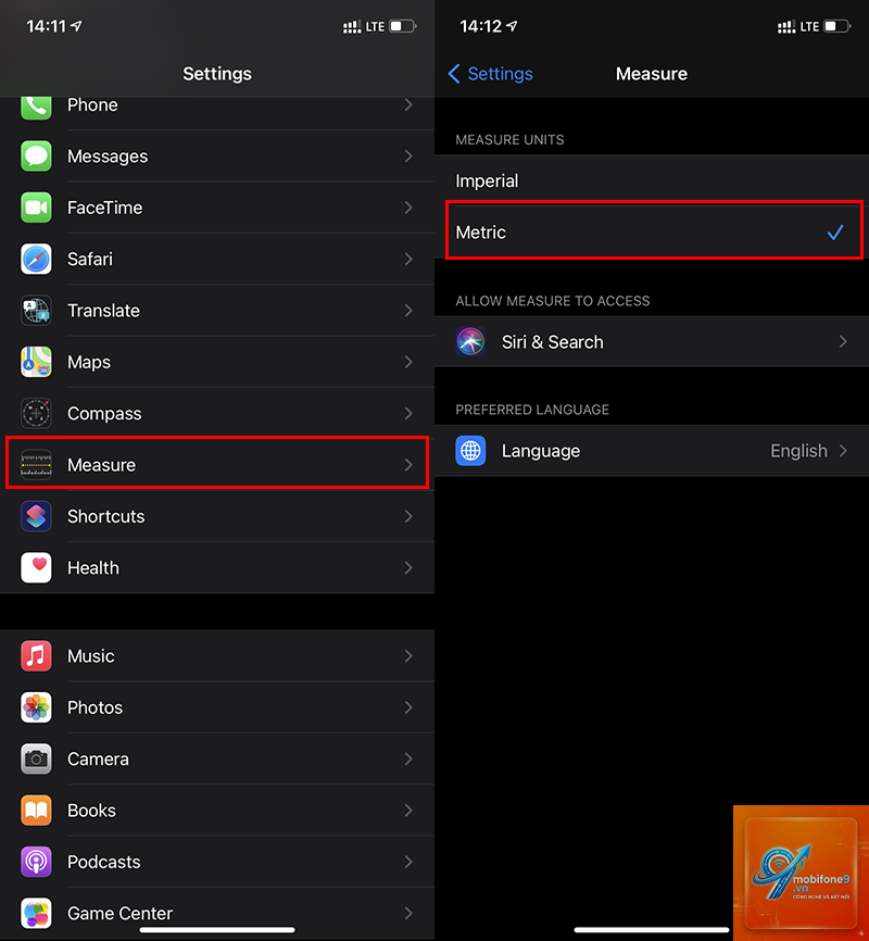 bật ứng dụng đo chiều cao trên iPhone - Hình 3