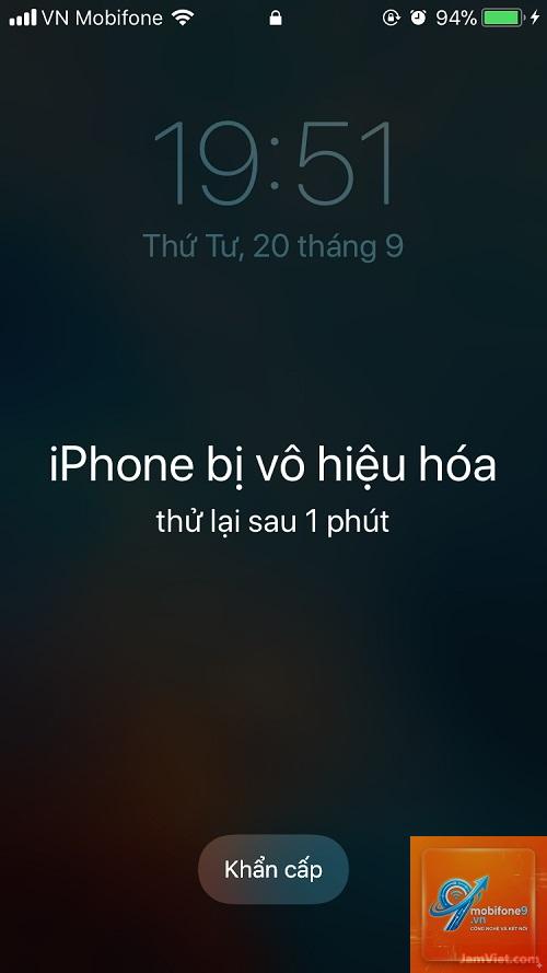 bị khóa màn hình iPhone - Hình 5