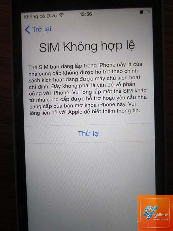bị khóa mạng iPhone - Hình 1
