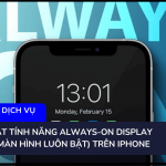 bị lỗi Always On Display trên iPhone