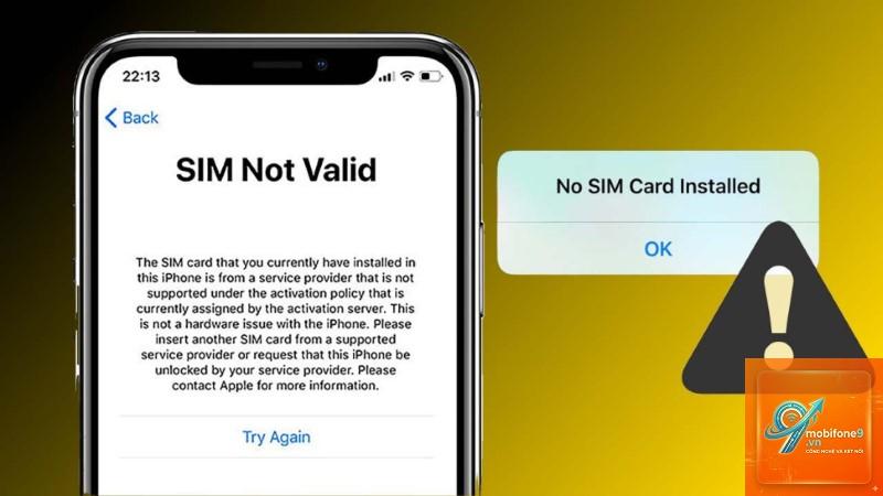 bị lỗi SIM trên iPhone - Hình 1