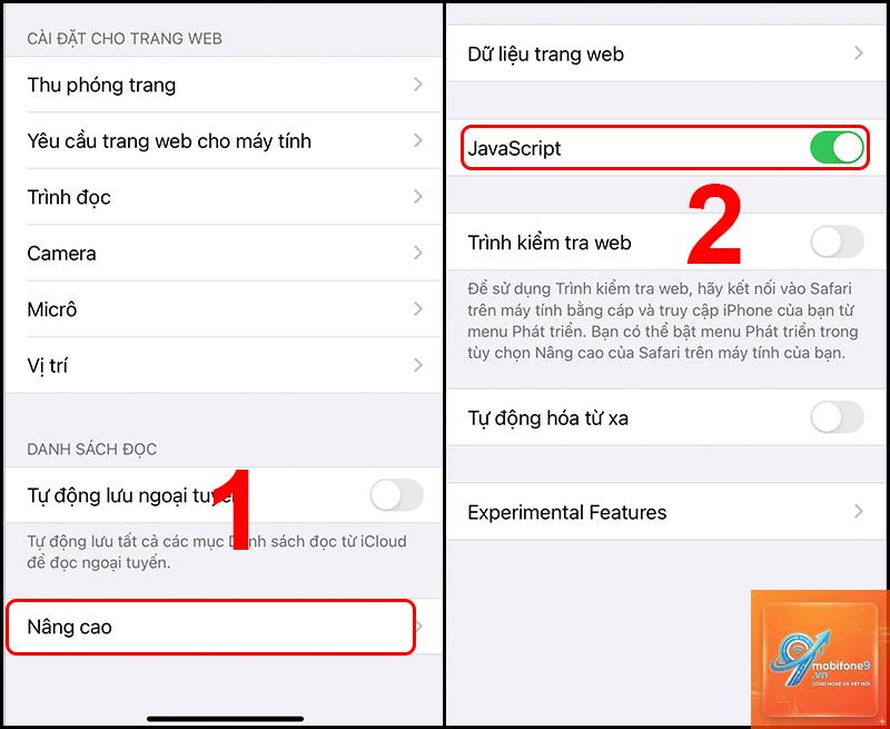 bị lỗi Safari trên iPhone - Hình 5