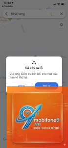 bị lỗi bản đồ trên iPhone