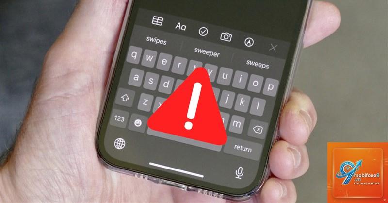 bị lỗi bàn phím iPhone - Hình 4