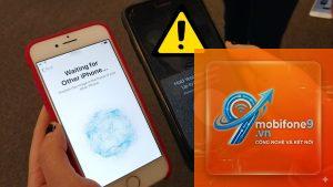 bị lỗi chuyển dữ liệu sang iPhone