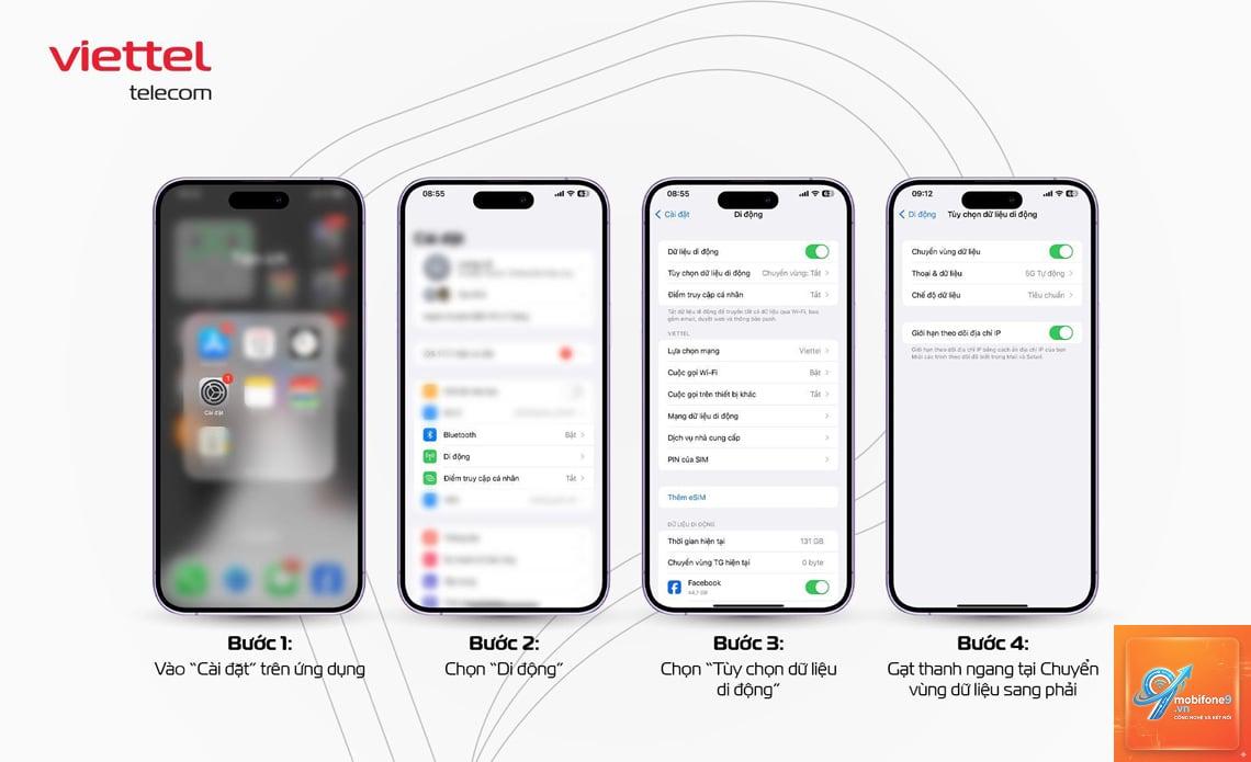 bị lỗi chuyển vùng dữ liệu iPhone - Hình 1