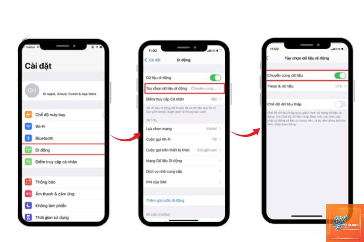 bị lỗi chuyển vùng dữ liệu iPhone - Hình 2