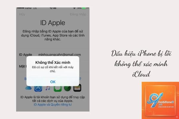 bị lỗi đăng nhập iCloud trên iPhone - Hình 2