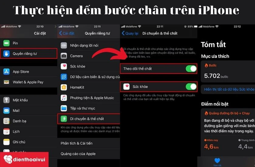 bị lỗi đếm bước chân trên iPhone - Hình 3