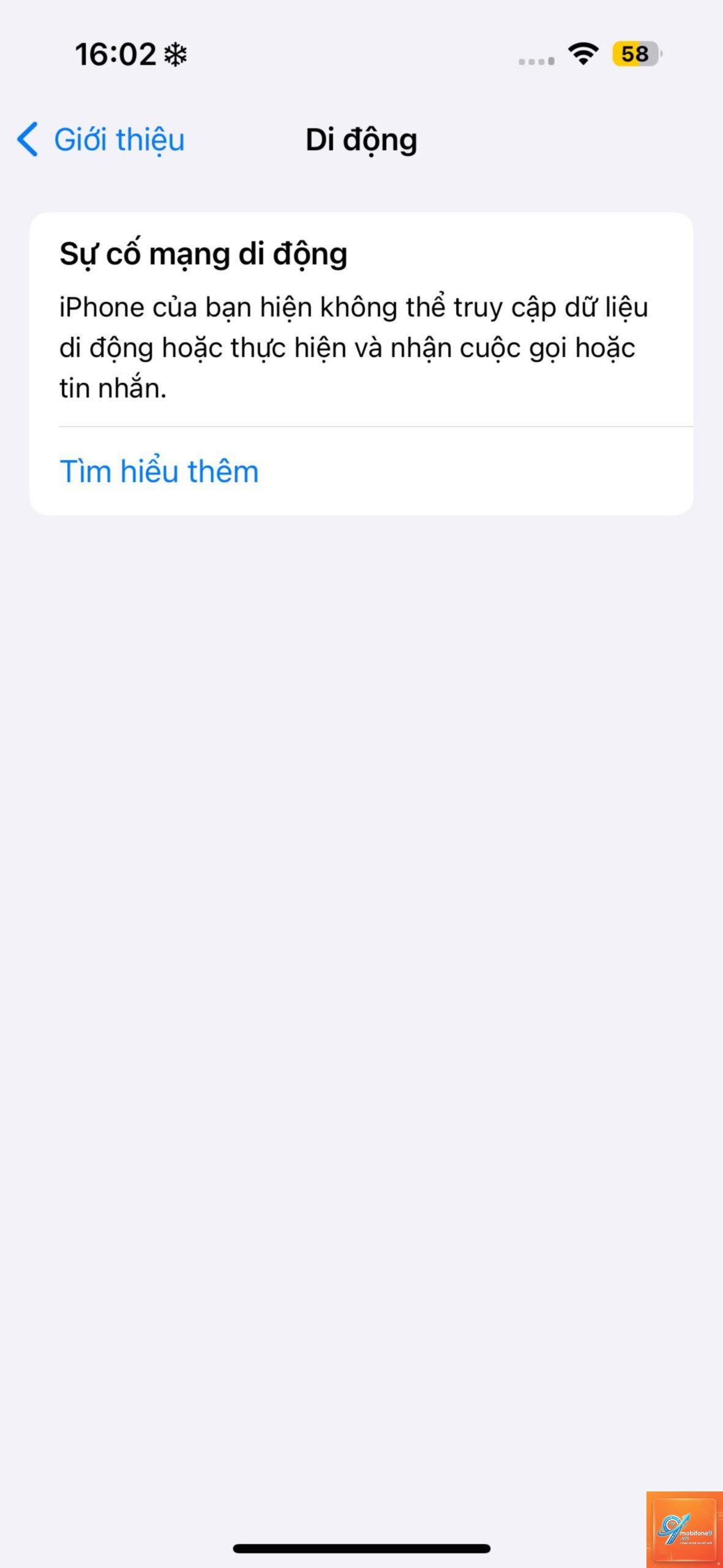 bị lỗi dữ liệu di động iPhone - Hình 5