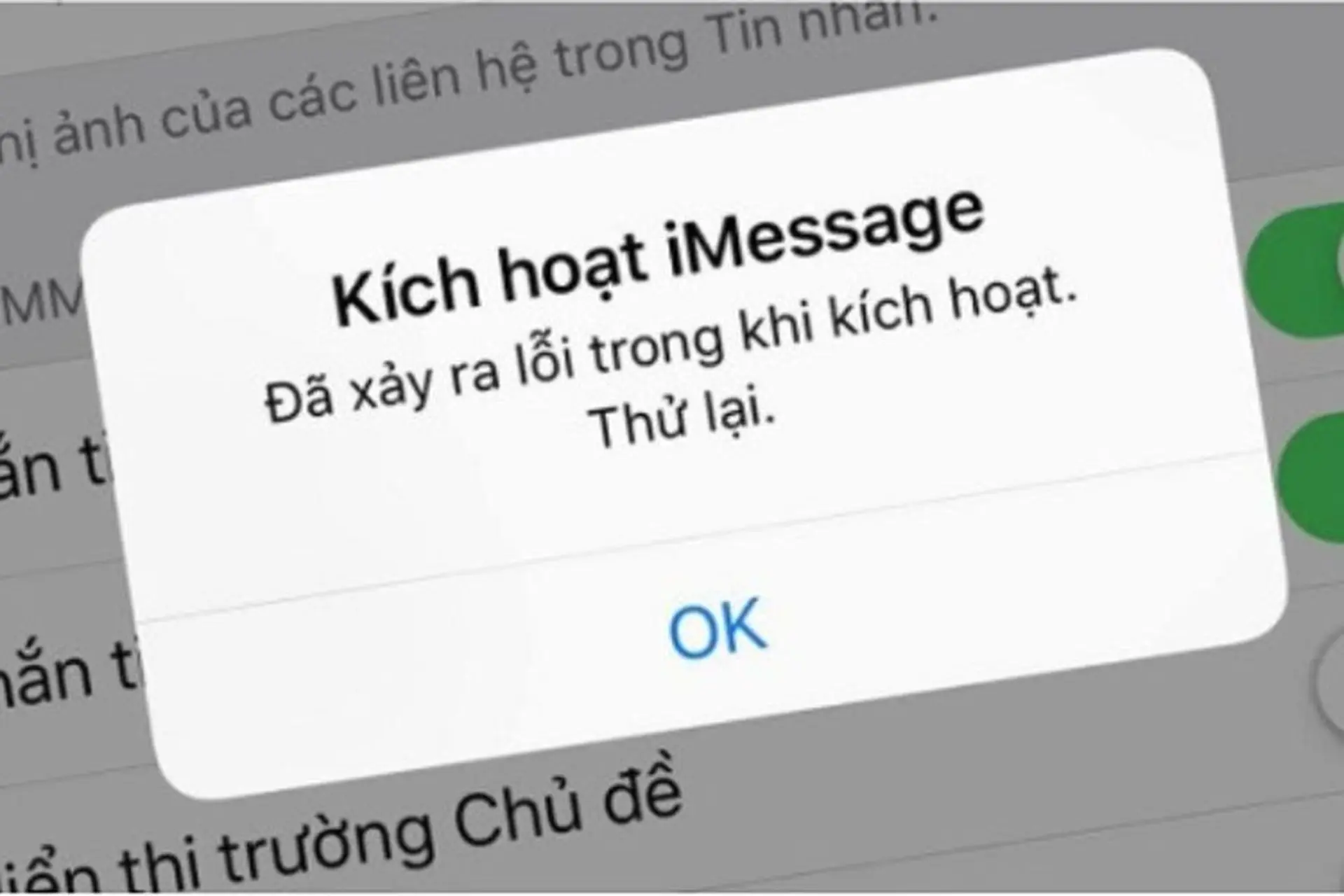 bị lỗi iMessage trên iPhone - Hình 2