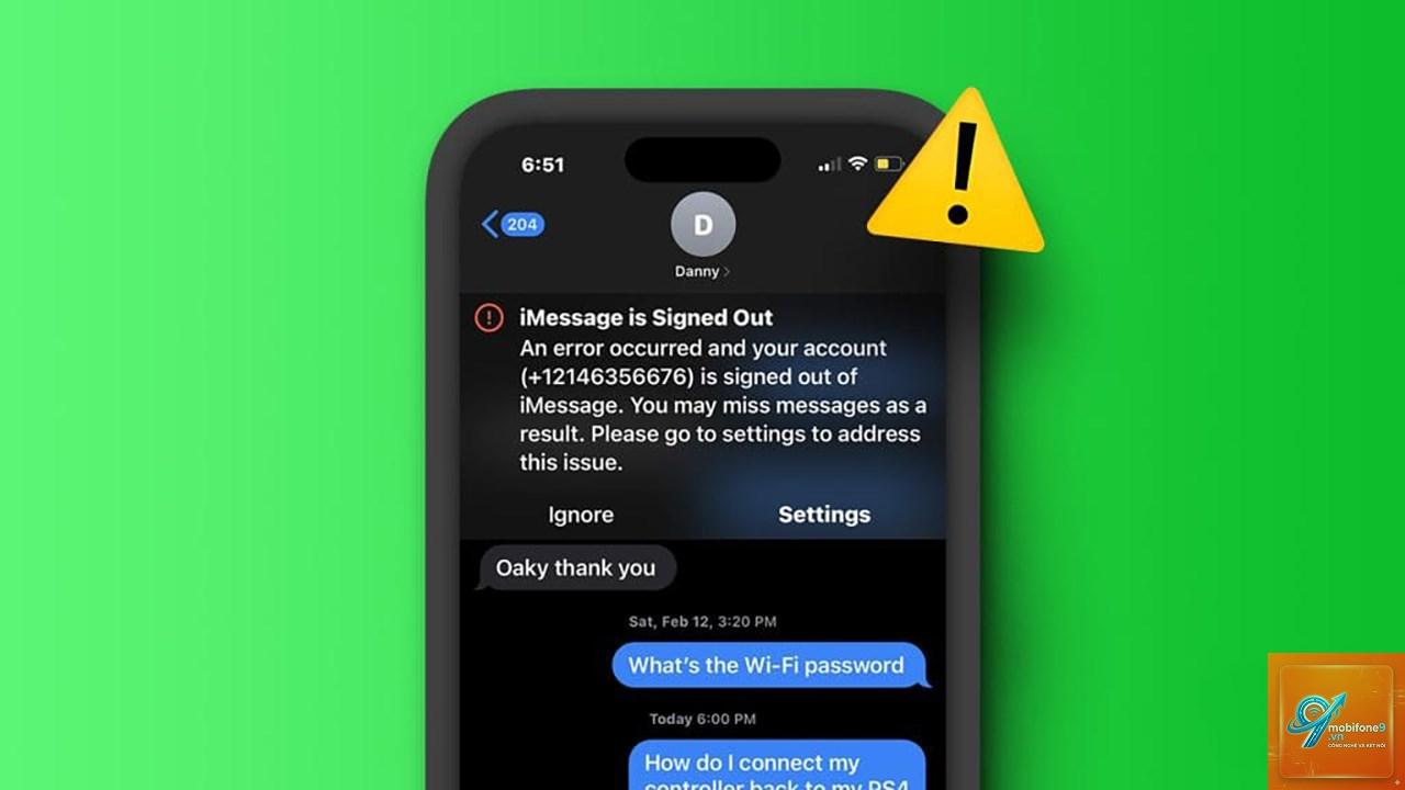 bị lỗi iMessage trên iPhone - Hình 1