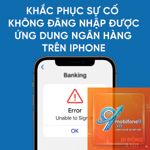 bị lỗi ứng dụng ngân hàng trên iPhone