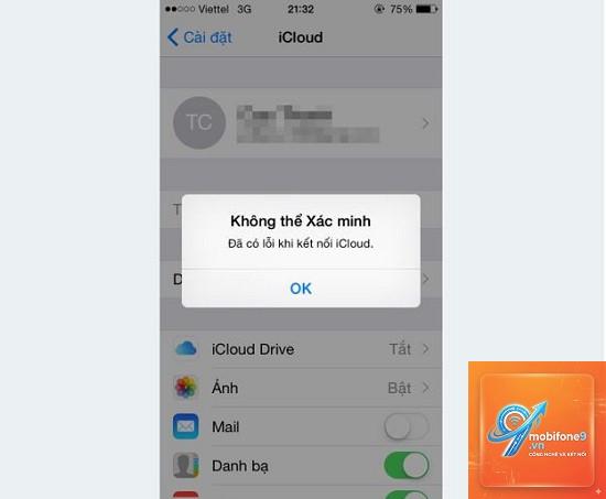 bị lỗi xác minh tài khoản iPhone - Hình 3