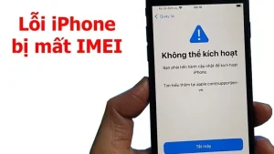 bị mất IMEI trên iPhone