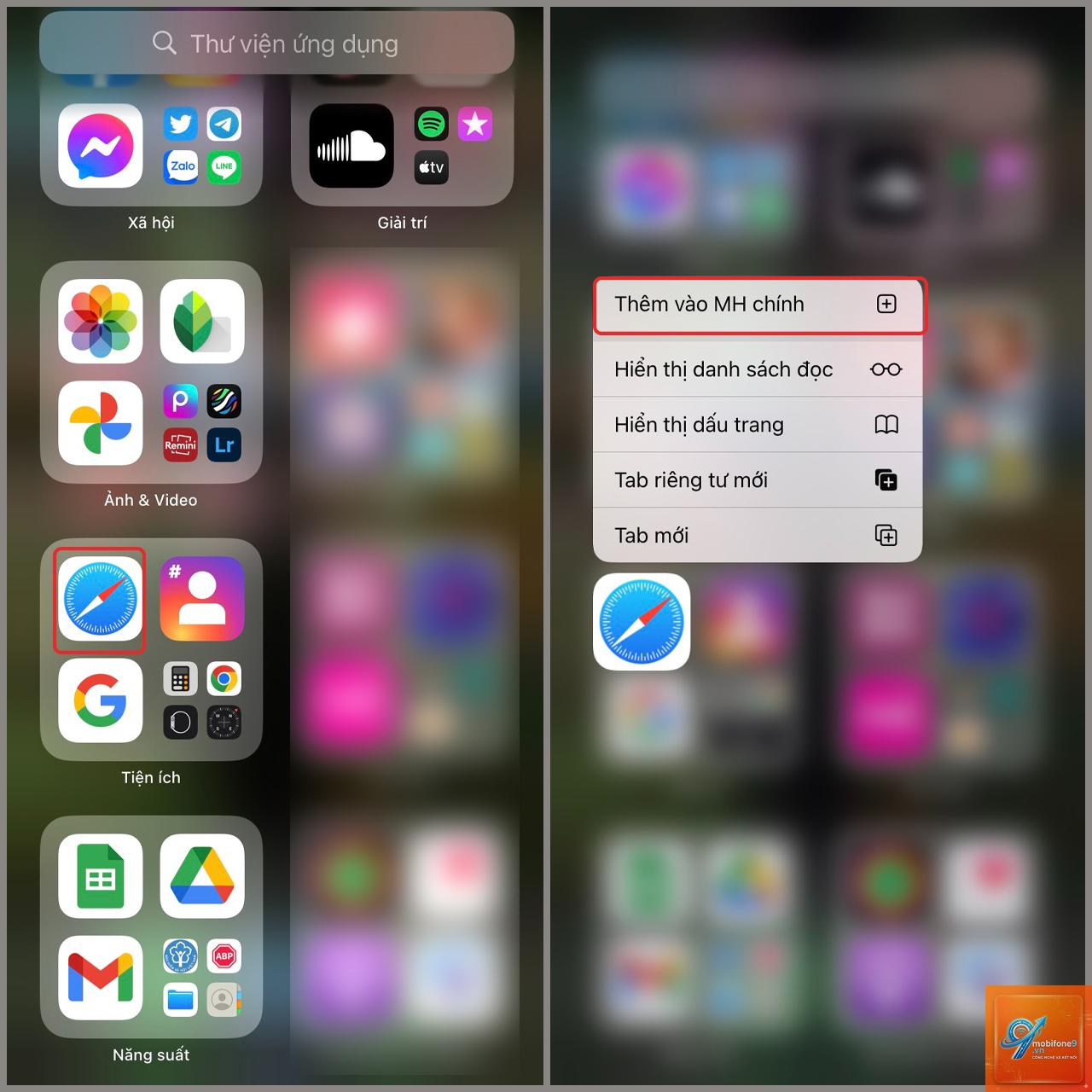 bị mất Safari trên iPhone - Hình 4