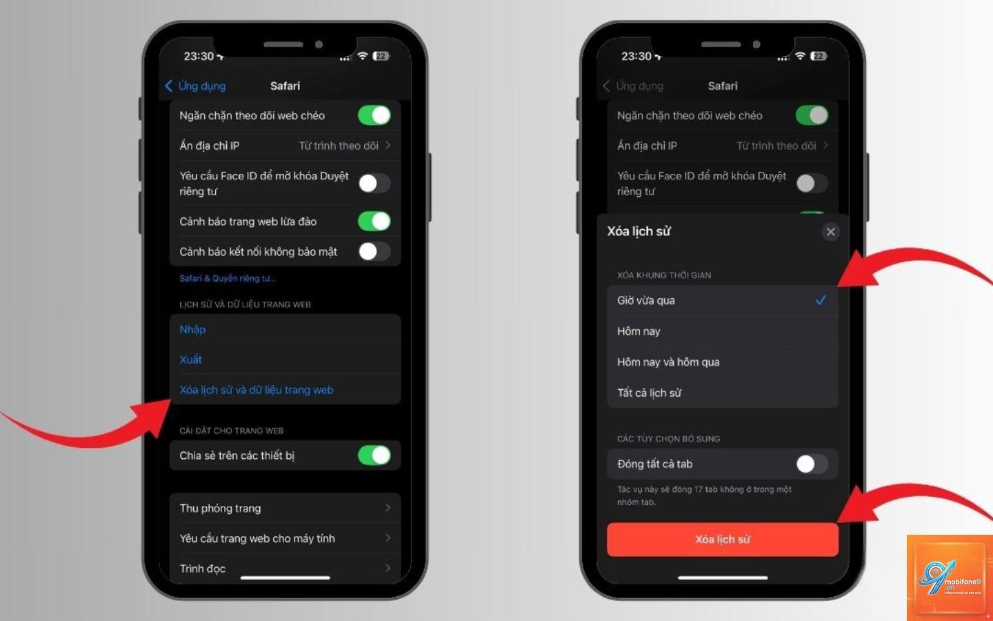 bị mất lịch sử Safari trên iPhone - Hình 3