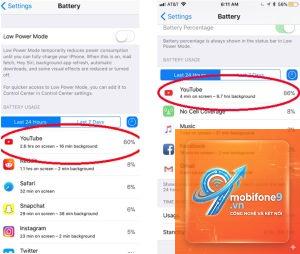 bị nóng khi xem YouTube trên iPhone