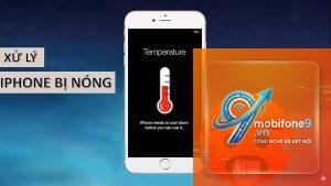 bị nóng máy iPhone