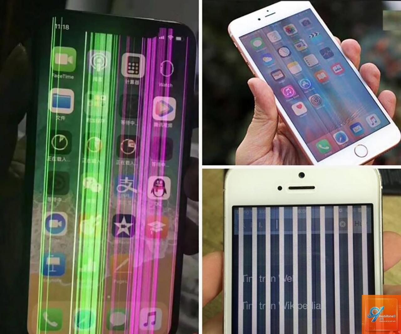 bị sọc màn hình iPhone - Hình 1