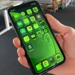 bị xanh màn hình iPhone