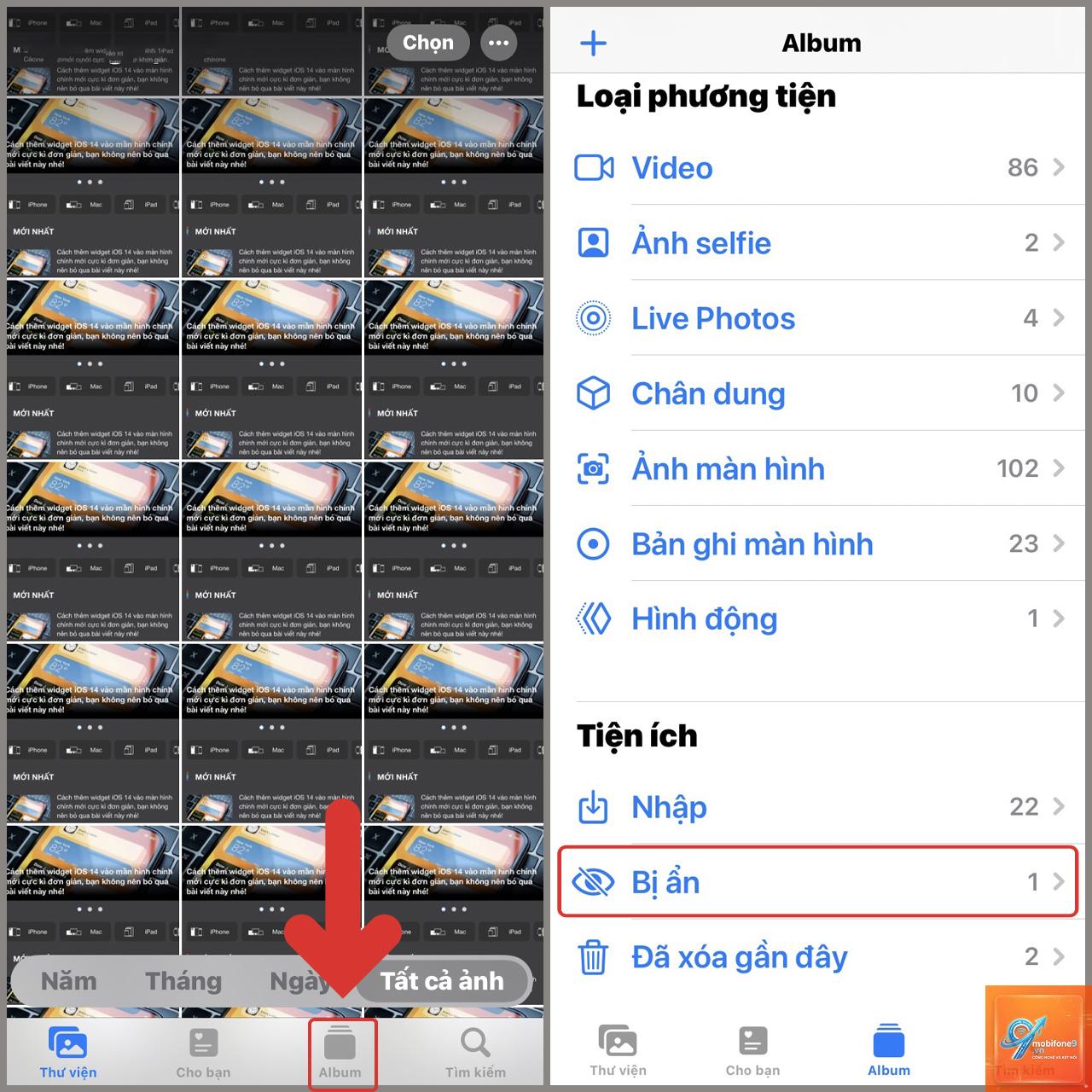 cách ẩn album ảnh trên iPhone - Hình 4