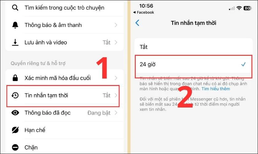cách ẩn cuộc trò chuyện Messenger trên iPhone - Hình 5